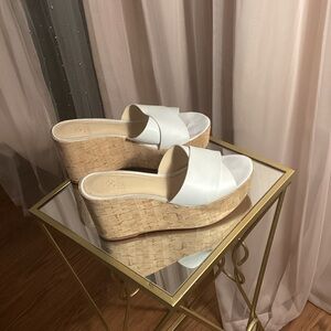 White platform Sandals